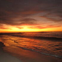 Sunset on Camps Bay Beach